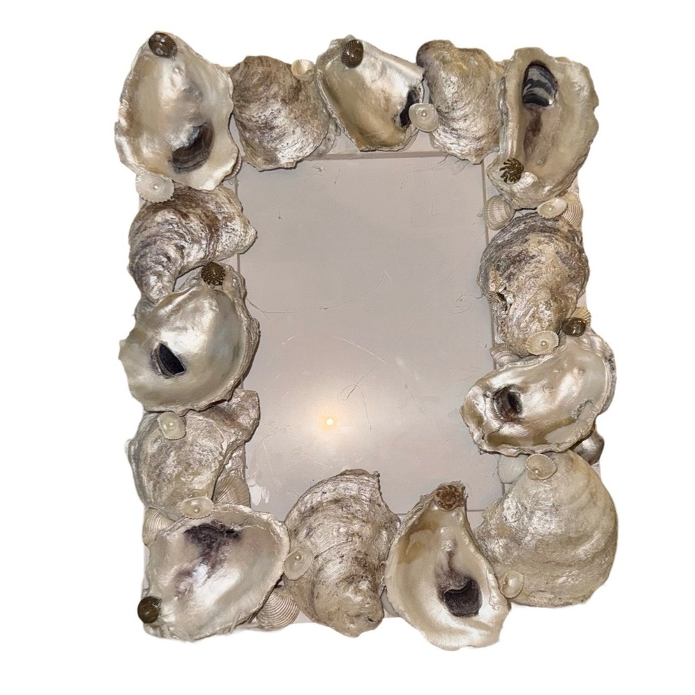 Oyster Shell Picture Frame